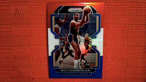 2021-22 Prizm NBA Basketball #260 Wilt Chamberlain Red White and Blue