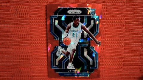 2021-22 Prizm NBA Basketball #272 JT Thor Red Cracked Ice