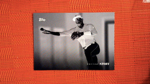 2022 Topps Black & White #26 Trevor Story 70/99 Photo Negative