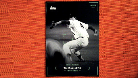 2022 Topps Black & White #VV-10 Tom Seaver Vintage Vantage