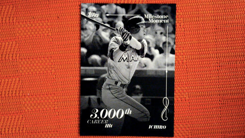 2022 Topps Black & White #MM-10 Ichiro Suzuki Milestone Moments