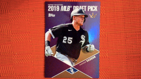 2022 Topps x Bobby Witt Jr. Crown Collection #27 Andrew Vaughn 20/25 Purple Rainbow