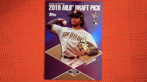 2022 Topps x Bobby Witt Jr. Crown Collection #28 CJ Abrams Purple Rainbow