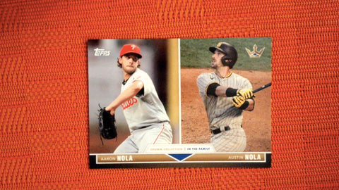 2022 Topps x Bobby Witt Jr. Crown Collection #37 Aaron Nola / Austin Nola