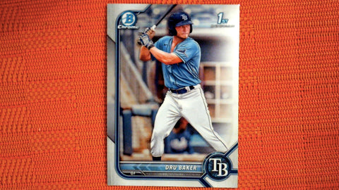 2022 Bowman Chrome #BCP-176 Dru Baker Prospects
