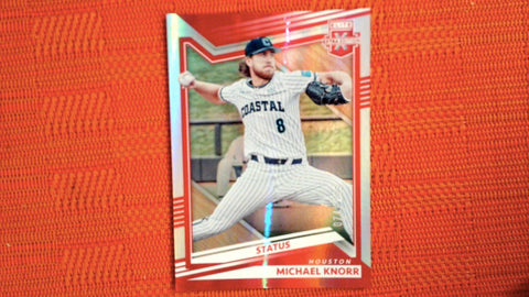 2022 Panini Elite Extra Edition #75 Michael Knorr 74/299 Status Red