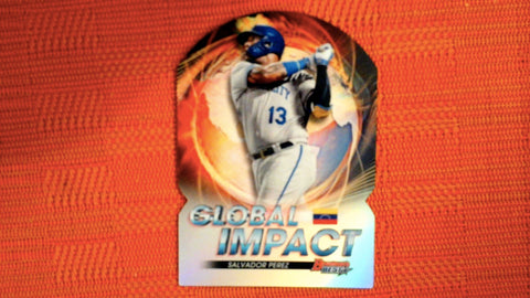 2022 Bowman's Best #GI-12 Salvador Perez Global Impact Die-Cuts