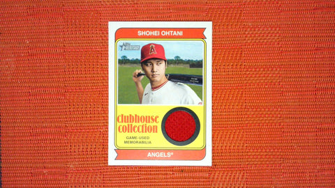 2023 Topps Heritage #CCR-SO Shohei Ohtani Clubhouse Collection Relics