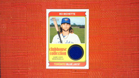 2023 Topps Heritage #CCR-BB Bo Bichette Clubhouse Collection Relics