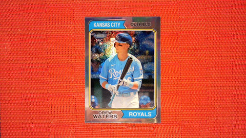 2023 Topps Heritage #96 Drew Waters 135/574 Chrome Refractor