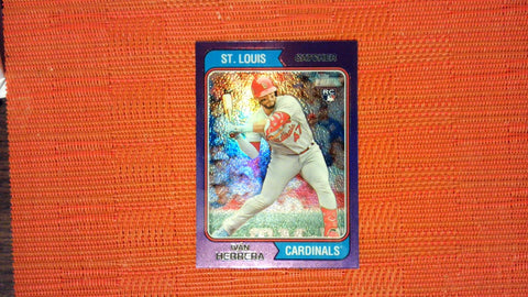 2023 Topps Heritage #260 Iván Herrera Chrome Purple Refractor