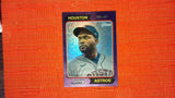 2023 Topps Heritage #304 Yordan Alvarez Chrome Purple Refractor