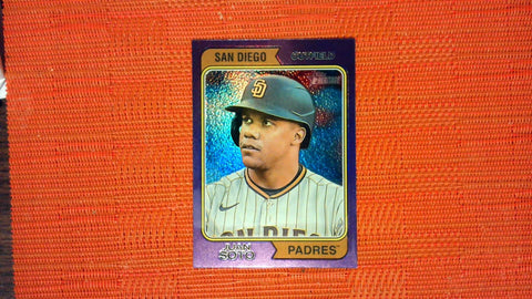 2023 Topps Heritage #364 Juan Soto Chrome Purple Refractor