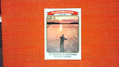 2023 Topps Heritage #NF-3 Daylight Savings Time News Flashbacks