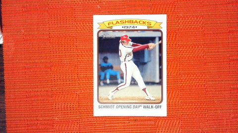 2023 Topps Heritage #BF-3 Mike Schmidt Baseball Flashbacks
