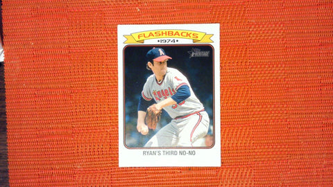 2023 Topps Heritage #BF-4 Nolan Ryan Baseball Flashbacks