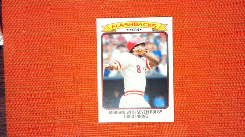 2023 Topps Heritage #BF-9 Joe Morgan Baseball Flashbacks