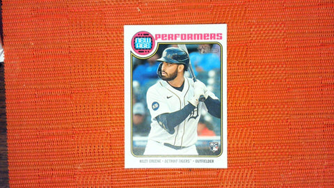 2023 Topps Heritage #NA-4 Riley Greene New Age Performers