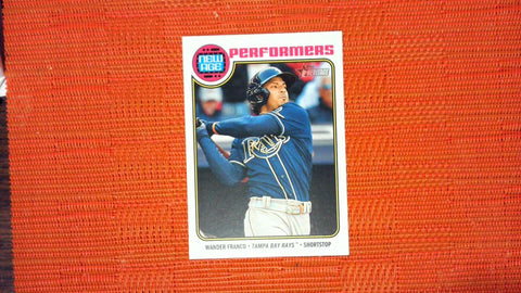 2023 Topps Heritage #NA-23 Wander Franco New Age Performers