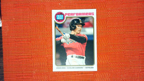 2023 Topps Heritage #NA-24 Steven Kwan New Age Performers