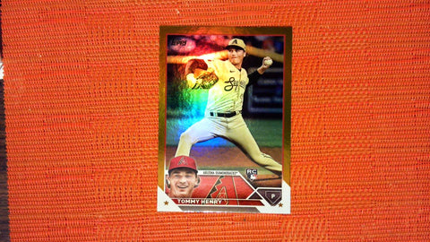 2023 Topps #336 Tommy Henry Gold Foil