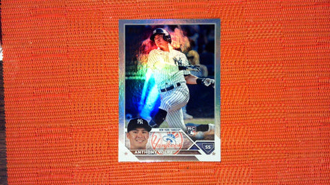 2023 Topps #460 Anthony Volpe Rainbow Foil