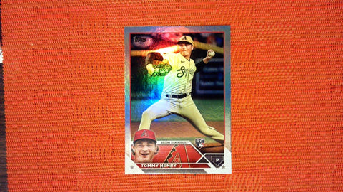 2023 Topps #336 Tommy Henry Rainbow Foil