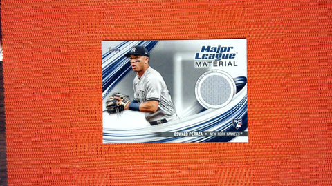 2023 Topps #MLM-OP Oswald Peraza Major League Material Relics (Series Two)