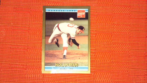 1991 Topps Coke Cola #8 Nolan Ryan