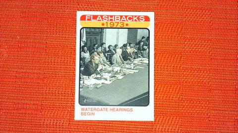 2022 Topps Heritage #NF-15 Watergate Hearings Begin News Flashbacks