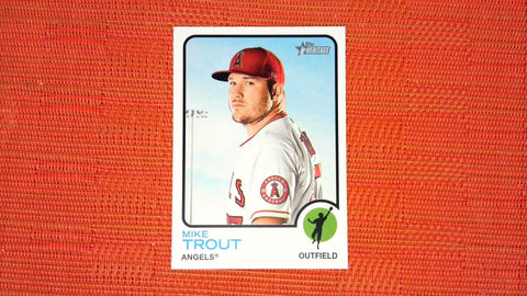 2022 Topps Heritage #100 Mike Trout