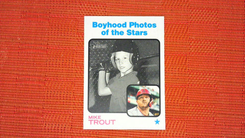 2022 Topps Heritage #341 Mike Trout