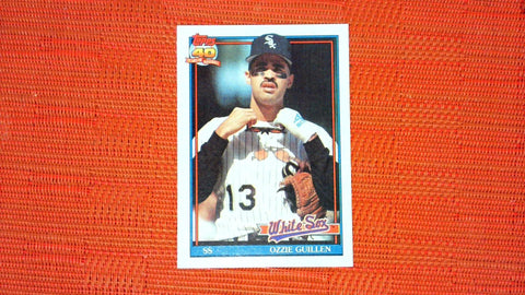 1991 Topps #620 Ozzie Guillen Glow Back