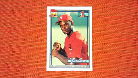 1991 Topps #113 Carl Everett Glow Back