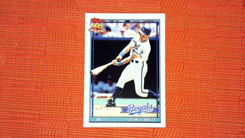 1991 Topps #540 George Brett Glow Back