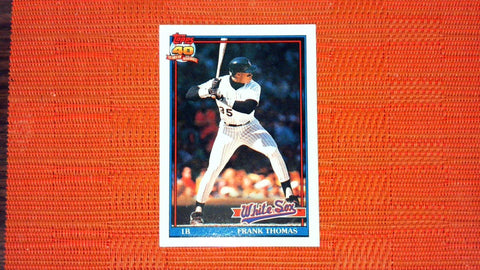 1991 Topps #79 Frank Thomas Glow Back
