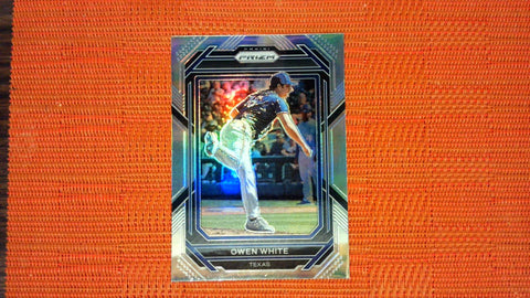 2023 Prizm #12 Owen White Silver Prizm