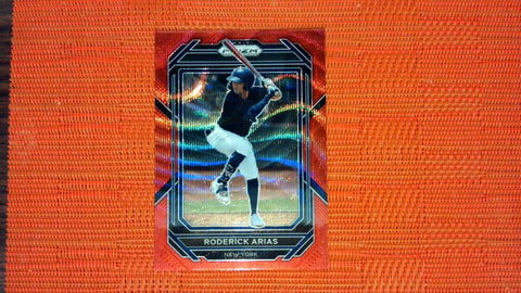 2023 Prizm #137 Roderick Arias Ruby Wave Prizm