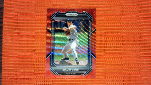 2023 Prizm #248 David Cone Ruby Wave Prizm