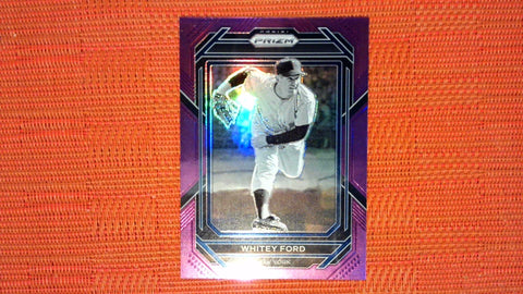 2023 Prizm #268 Whitey Ford Purple Prizms - 86/99