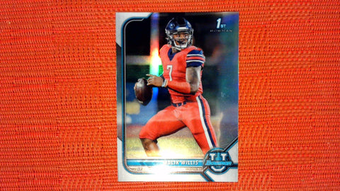 2021 -22 Bowman University #29 Malik Willis Chrome Refractors
