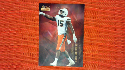 2021 Wild Card Matte #MBC-19 Greg Rousseau Red