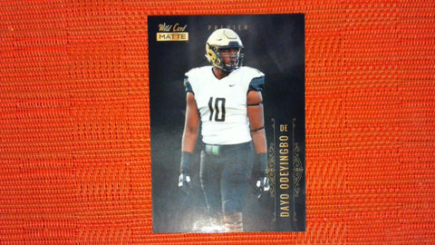 2021 Wild Card Matte #MBC-34 Dayo Odeyingbo