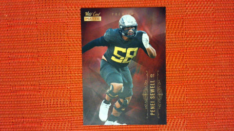 2021 Wild Card Matte #MBC-17 Penei Sewell