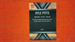 2021 Wild Card Matte #MXP-5 Kyle Pitts X-plode Orange/Black Black Matte