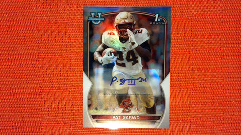 2022 Bowman Chrome University #40 Pat Garwo 274/499 Prospect Autographs Refractor