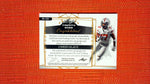 2022 Leaf Trinity #PA-CO-1 Chris Olave Player Worn Patch Auto Silver Foil 16/99