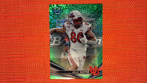 2023 Bowman's Best University #44 Brant Kuithe 93/99 Green Mini Diamond