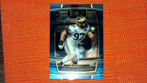 2022 Panini Select Draft Picks #33 Aidan Hutchinson Blue