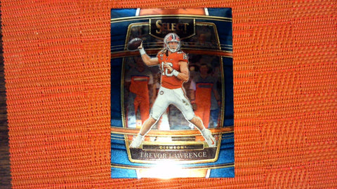 2022 Panini Select Draft Picks #39 Trevor Lawrence Blue